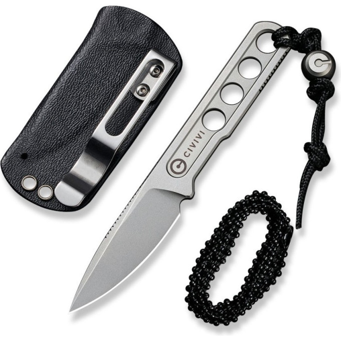 Нож CIVIVI CIRCULUS Fixed Blade 10Cr15CoMoV Steel Stonewashed Ostap Hel Design C22012-2